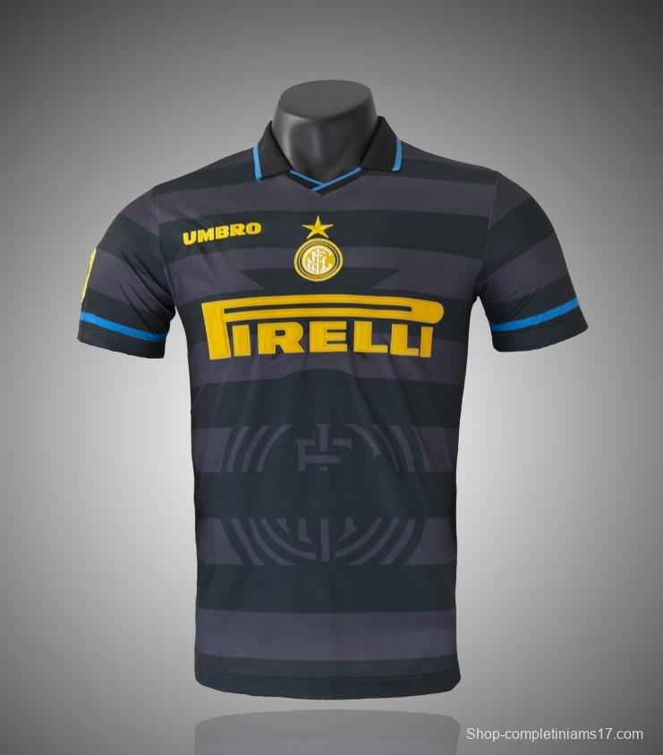 RETRO 97/98 Second Away Game Of Inter Milan Soccer Jersey