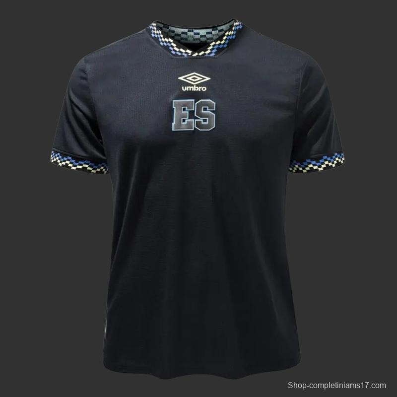 2023 EL Salvador Black Jersey