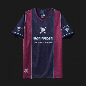 Retro 2011 West Ham United x Iron Maiden Home Jersey