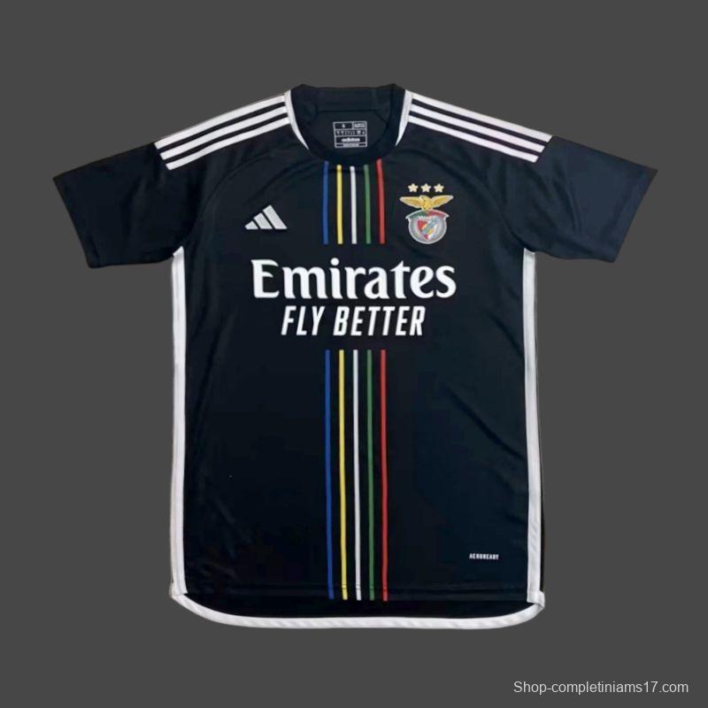 23 24 Benfica Away Black Jersey