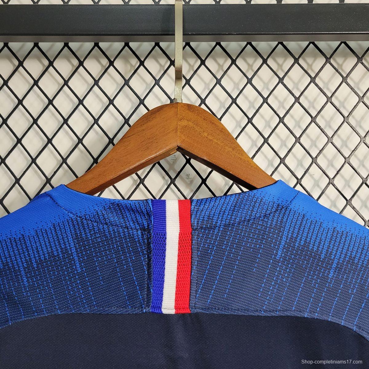 Retro 2018 France Home Jersey