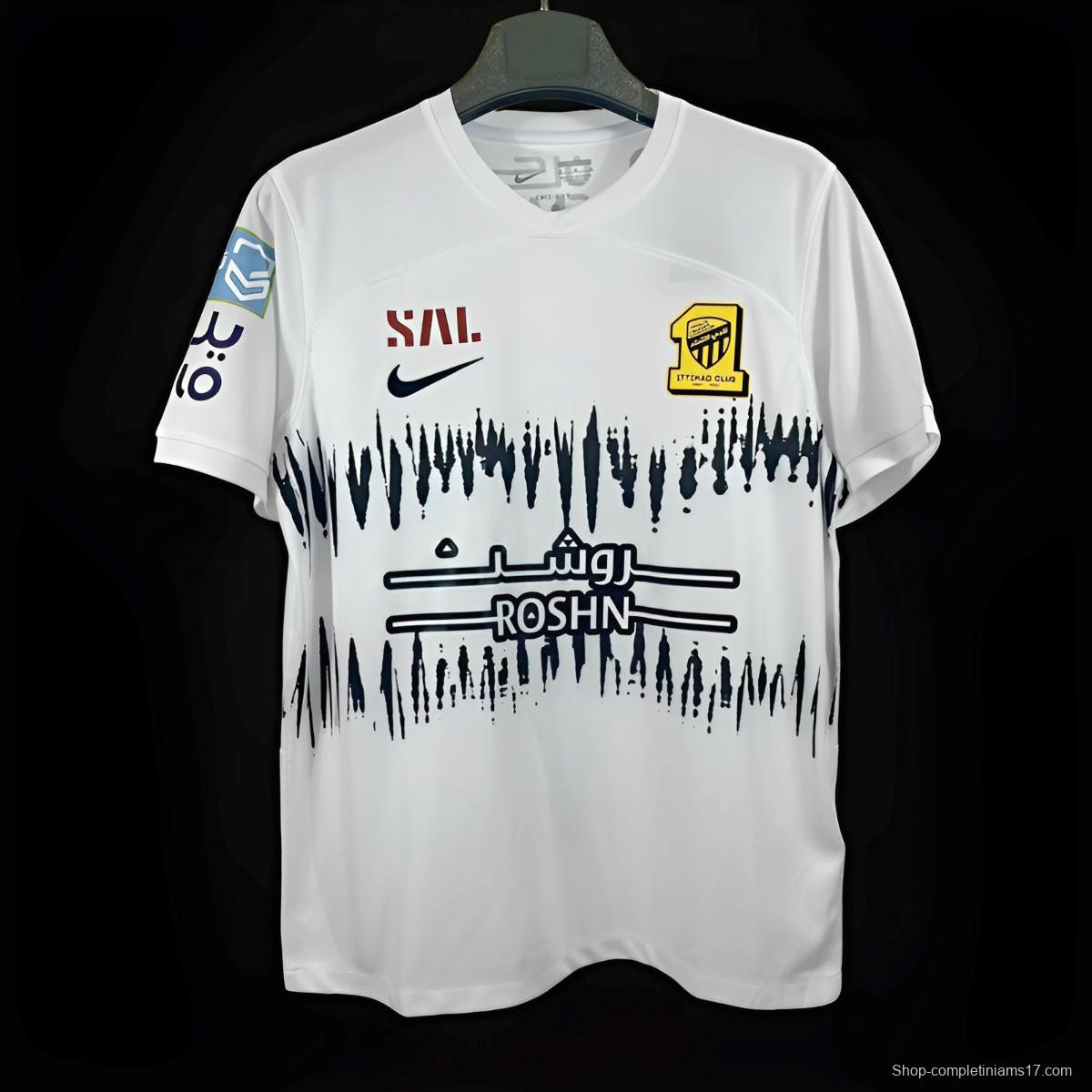 23/24 Al-Ittihad Away White Jersey