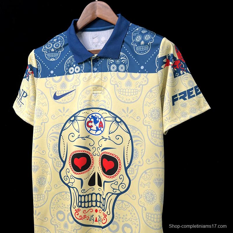 23/24 Club America Yellow Day of the Dead Special Jersey