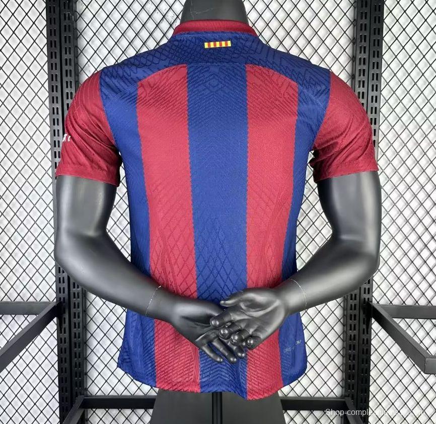 Player Version 23/24 Barcelona Home Rolling Stones Special Jersey