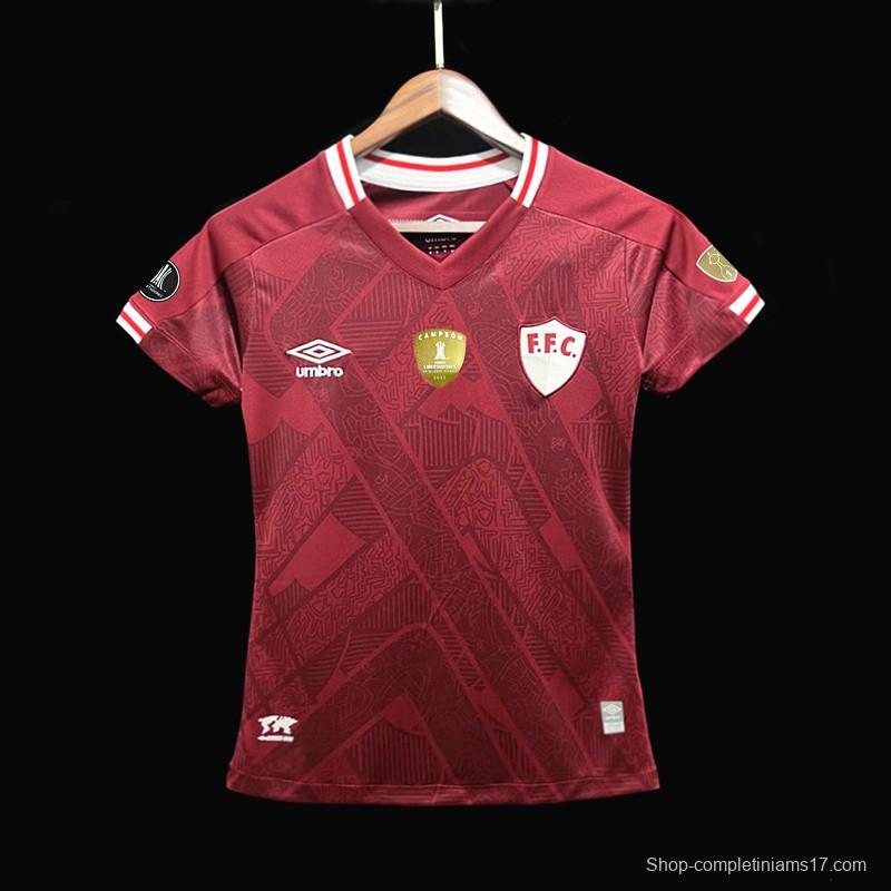 22/23 Women Fluminense Third Jersey Full Patch