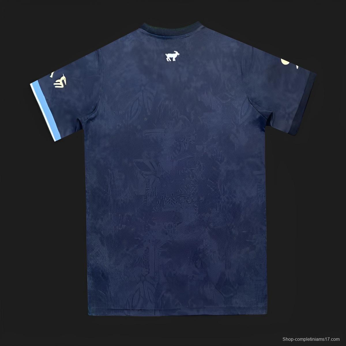 4 Stars 2023 Uruguay x La Pulga Navy Special Jersey