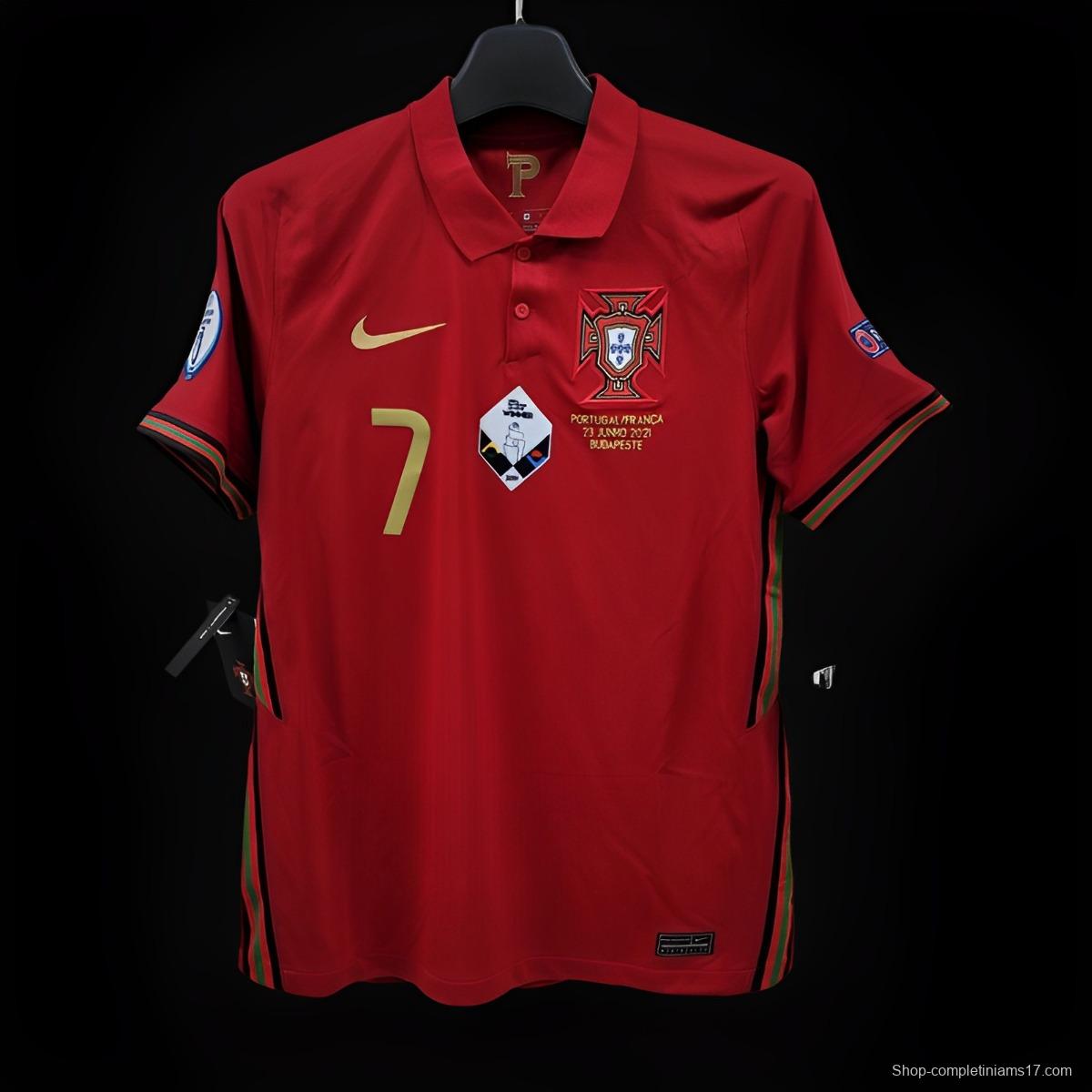 Retro 2020 Portugal Home Jersey