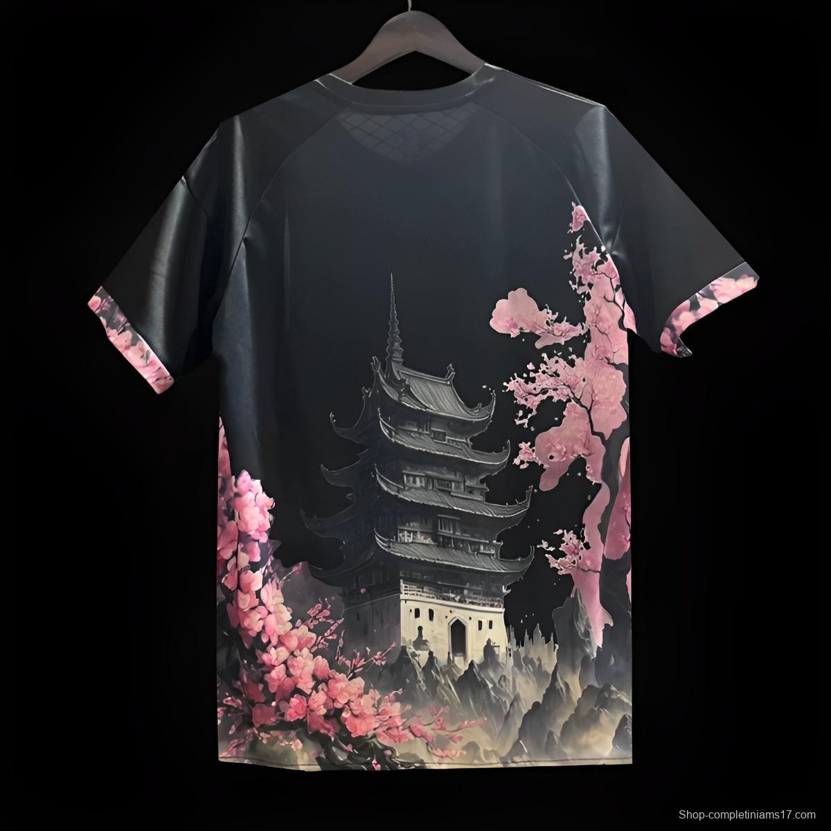 2024 Japan Pink/Black Dragon Special Jersey