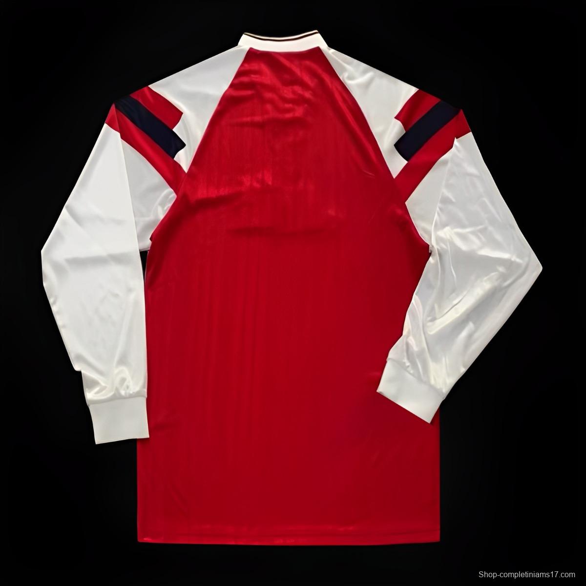 Retro 92/94 Arsenal Home Long Sleeve Jeresy