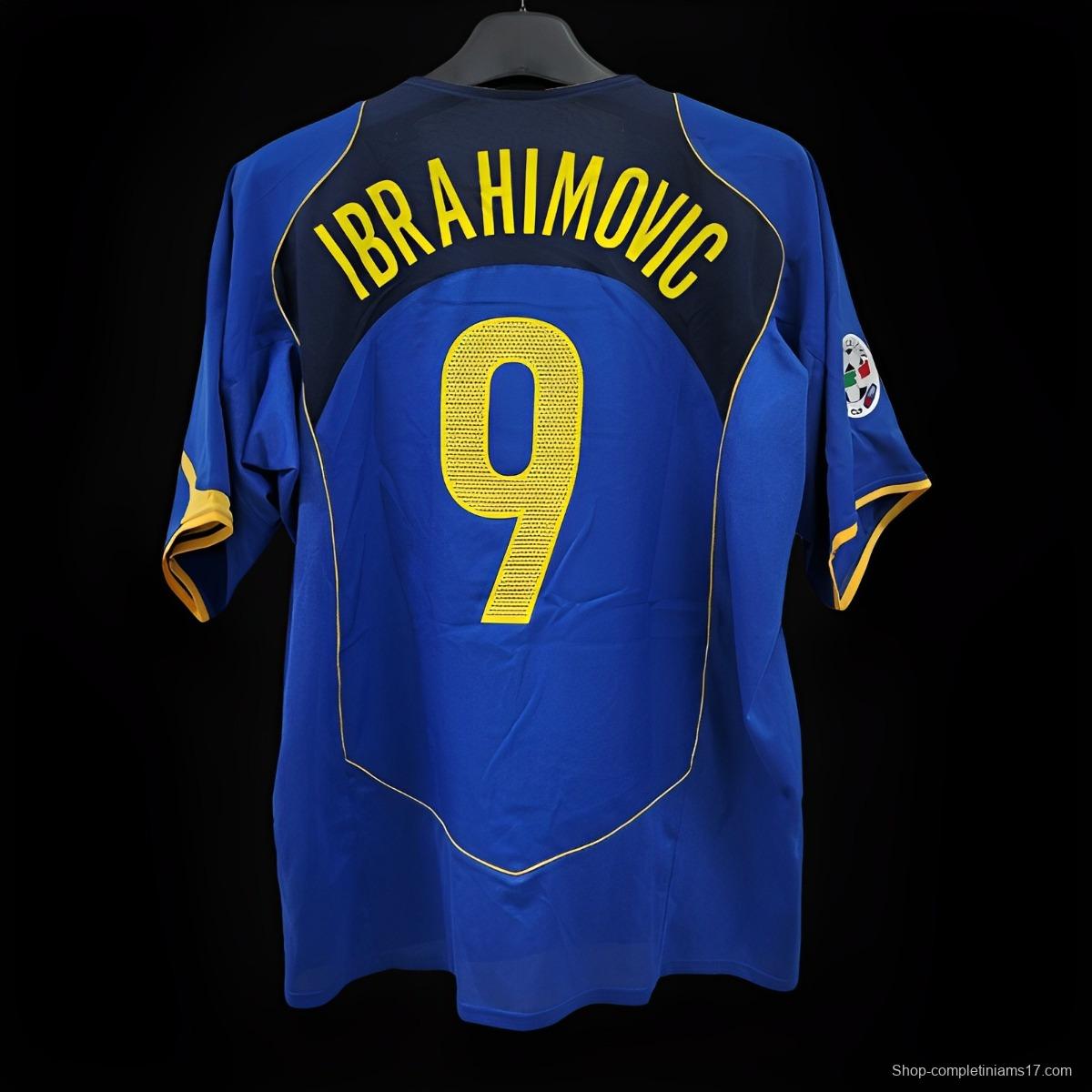 Retro 04/05 Juventus Away Blue Jersey