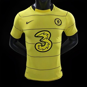 Player Version 21/22 Retro Chelsea Away Yellow Jersey