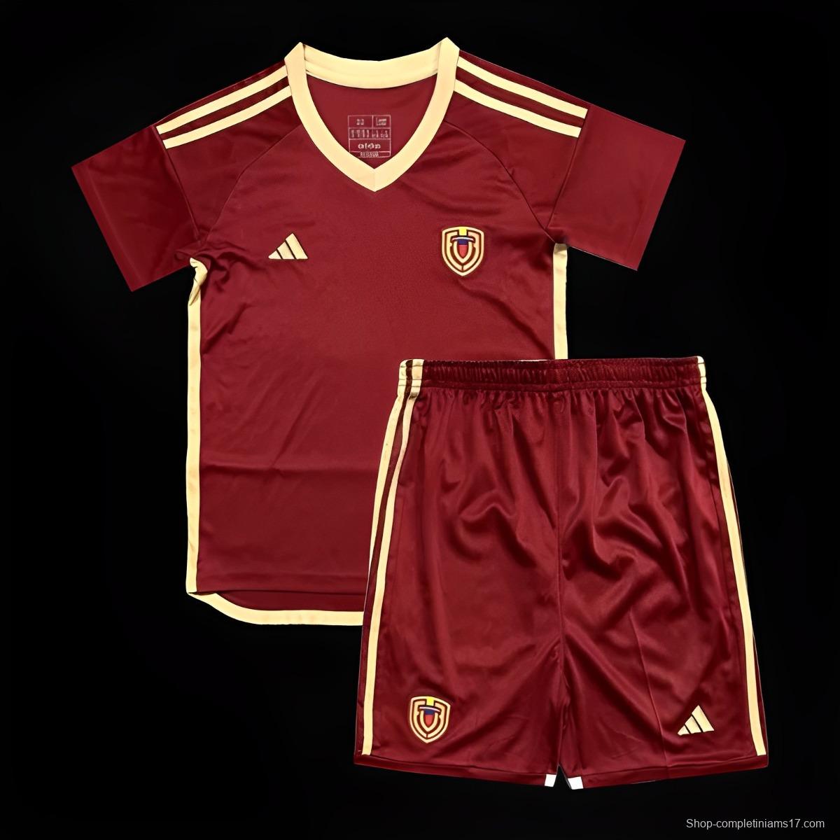 2024 Kids Venezuela Copa America Home Jersey