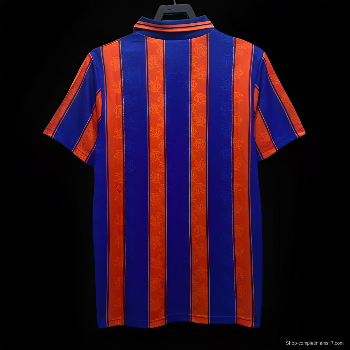 Retro 93-94 Rangers Away Soccer Jersey