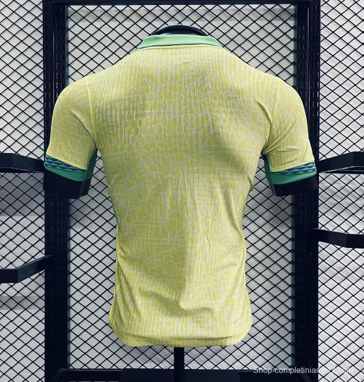 Player Version 2024 Brazil Home Jersey