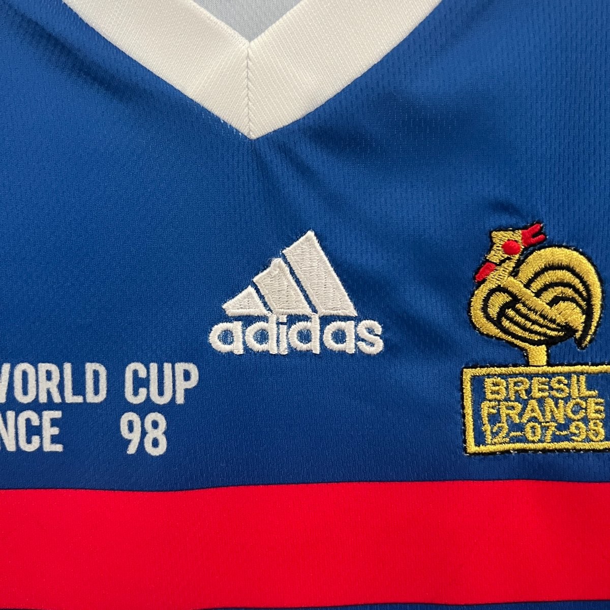 Retro 1998 Kids France Home Jersey