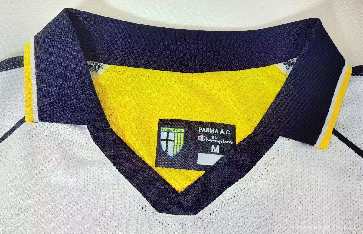 Retro 03/04 Parma Away White Jersey