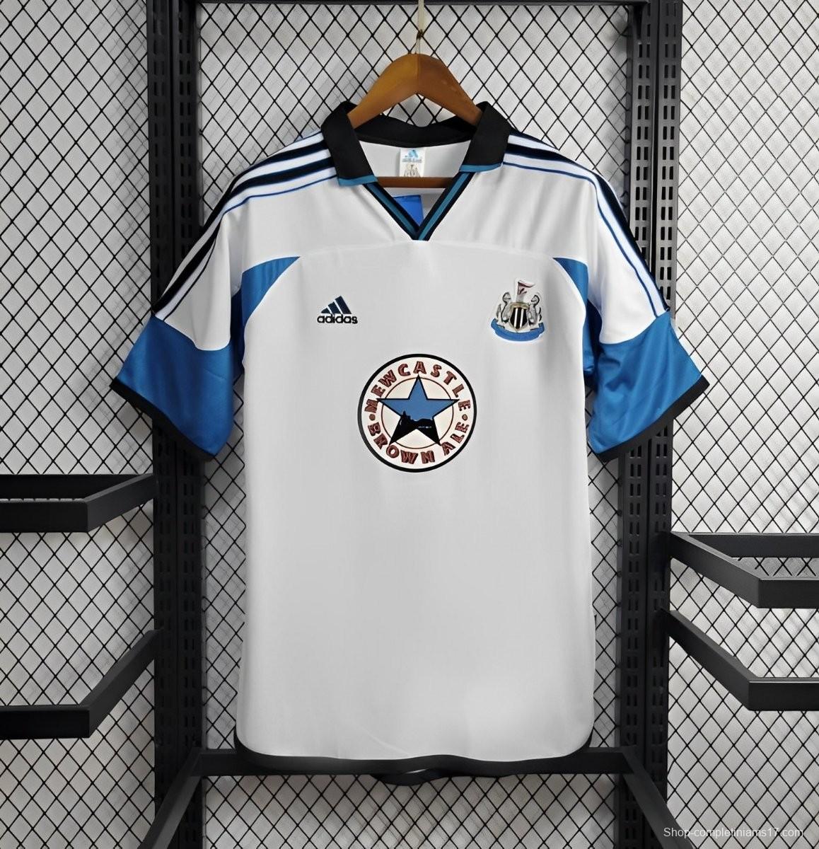 Retro 99/00 Newcastle United Away White Jersye