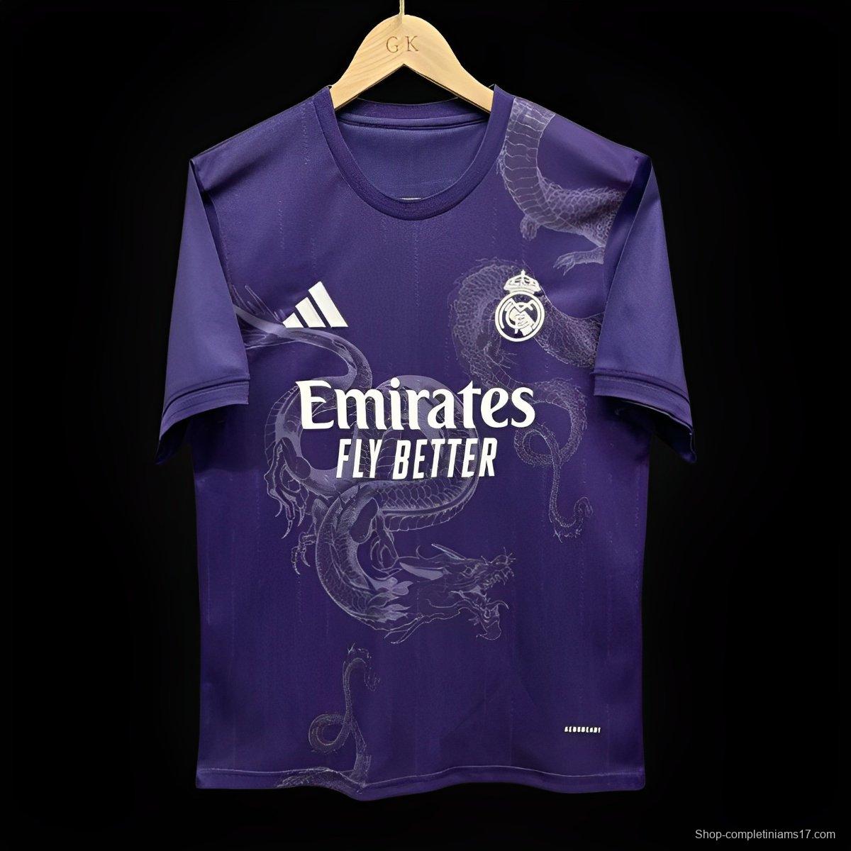 23/24 Real Madrid Purple Dragon Jersey