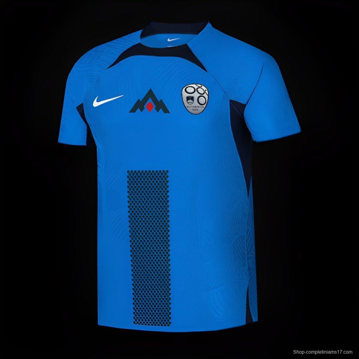 2024 Slovenia Away Blue Jersey