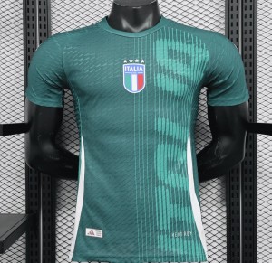 Player Version 2024 Italy Pre-Match Green Jersey