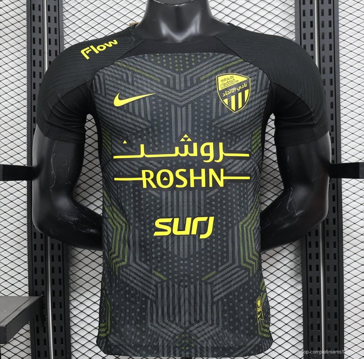 Player Version 24/25 Al-Ittihad Third Black Jersey