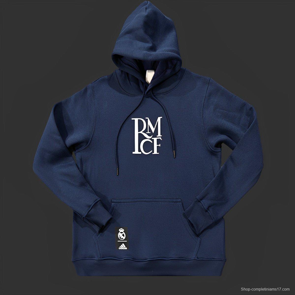 24/25 Real Madrid RMCF Beige/Grey/White/Navy/Black Hoodie