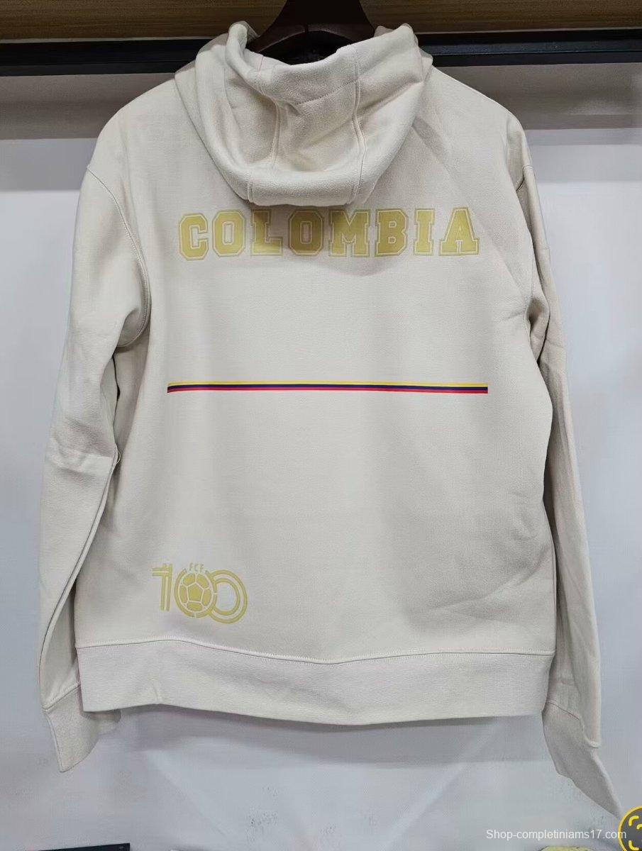 2024 Colombia 100Th Anniversary Sherpa-lined Hoodie 5 Color