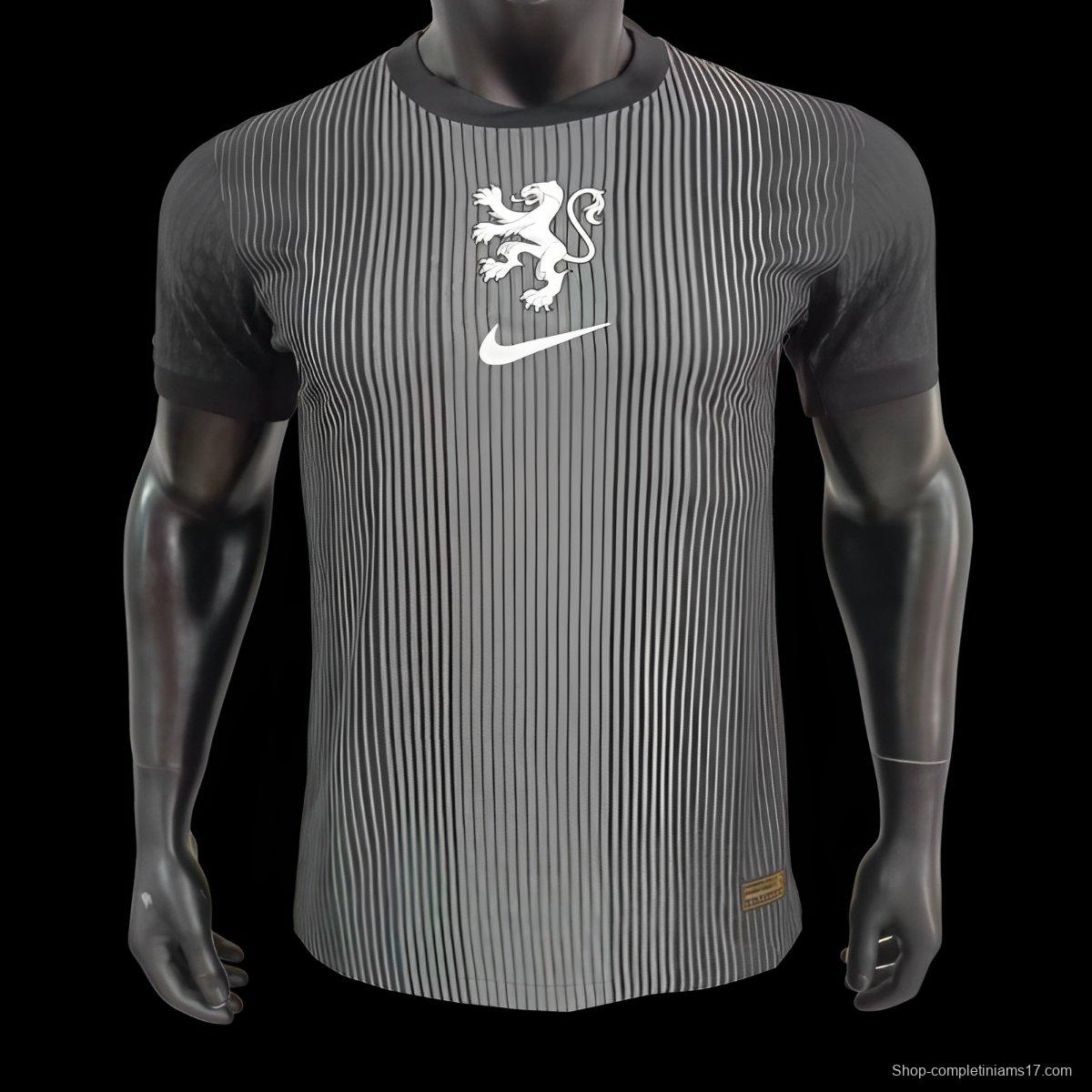 2024 Netherlands Black Goalkeeper Jersey