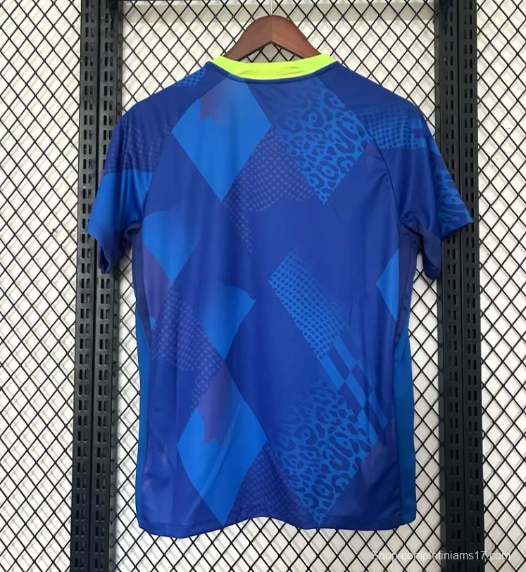 2025 Brazil Away Blue Jersey