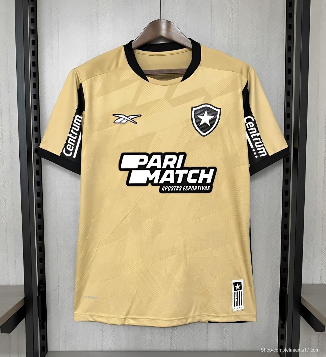 24/25 Botafogo Goalkeeper Gold All Sponsors