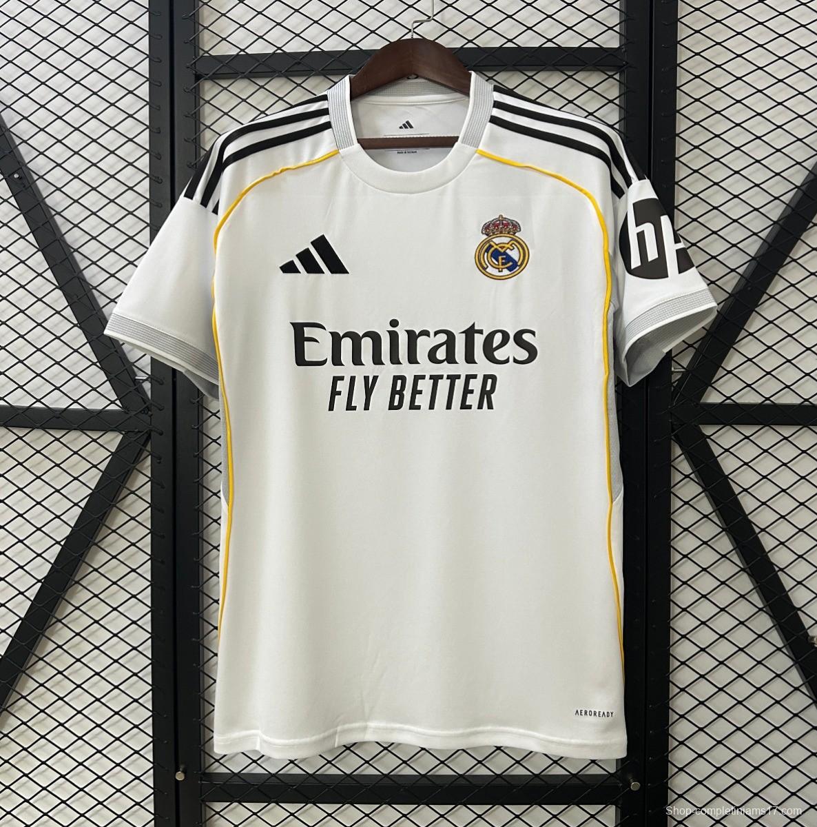 25/26 Real Madrid Home Jersey