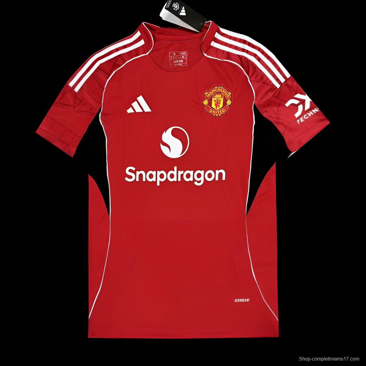 25/26 Manchester United Home Jersey