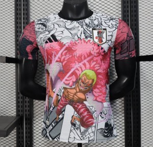 Player Version 2025 Japan White with Anime Character Pattern Jersey