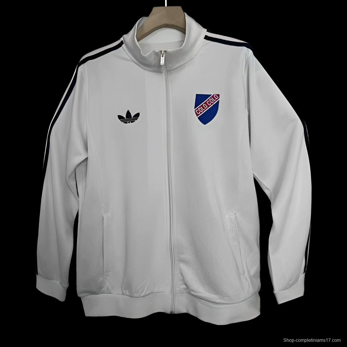 25/26 COLO COLO  WHITE Full Zipper Jacket