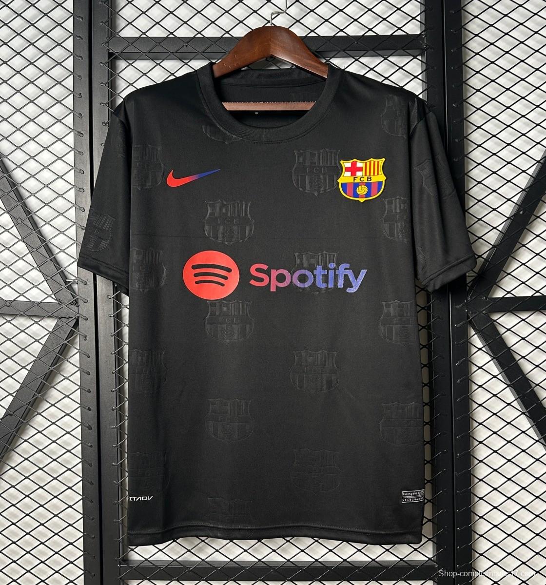 25/26 FC Barcelona Black with Spotify Logo Jersey