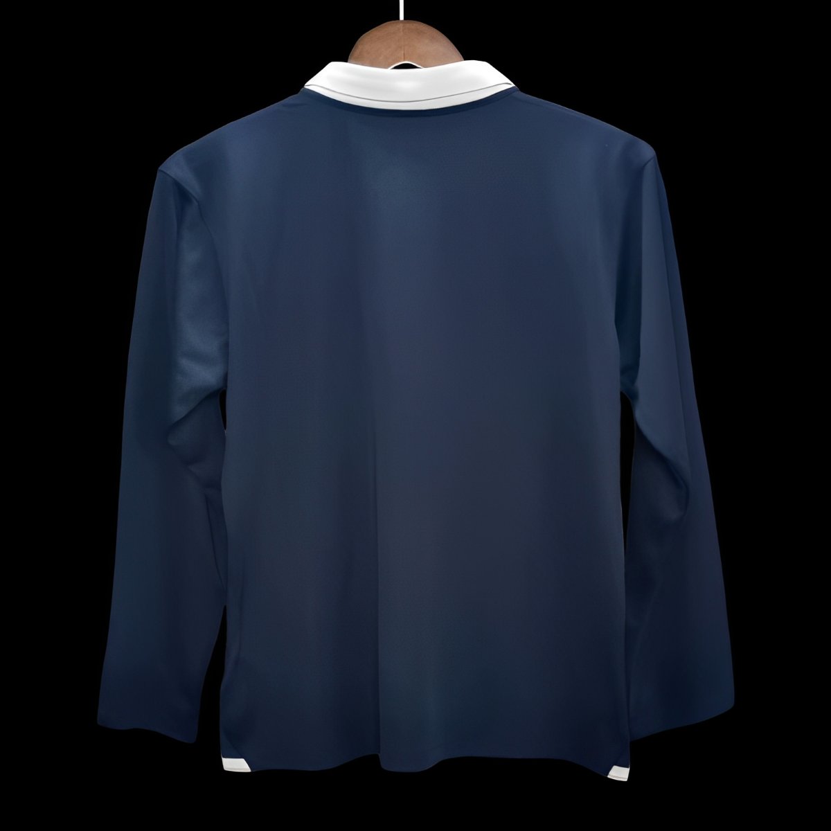 Retro 2014 France Home Long Sleeve Jersey