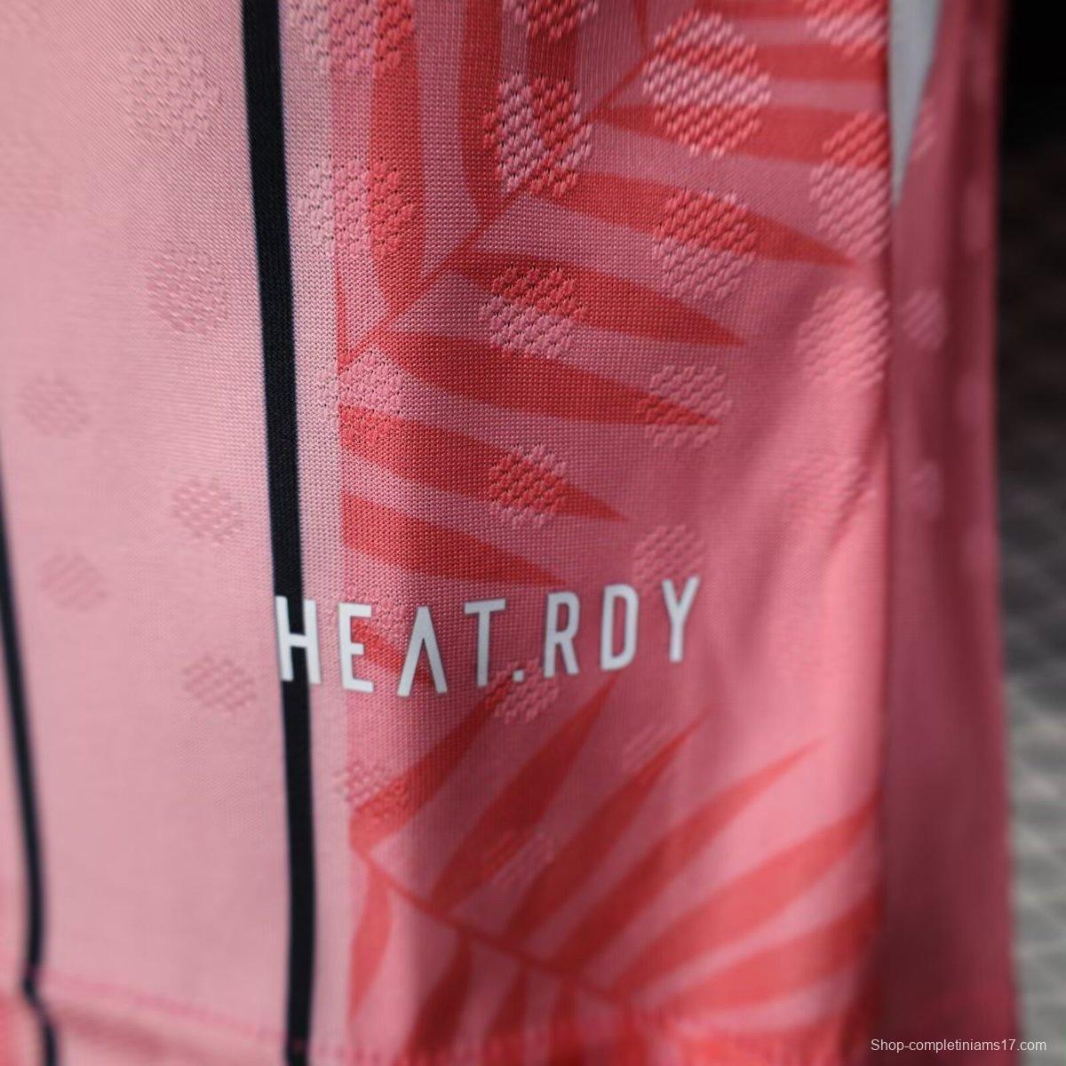 Player Version 25/26 Inter Miami CF Pink with Palm Leaf and Stripes Jersey