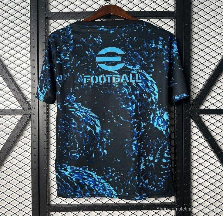 25/26 Inter Milan Black with Blue Snake Pattern Jersey