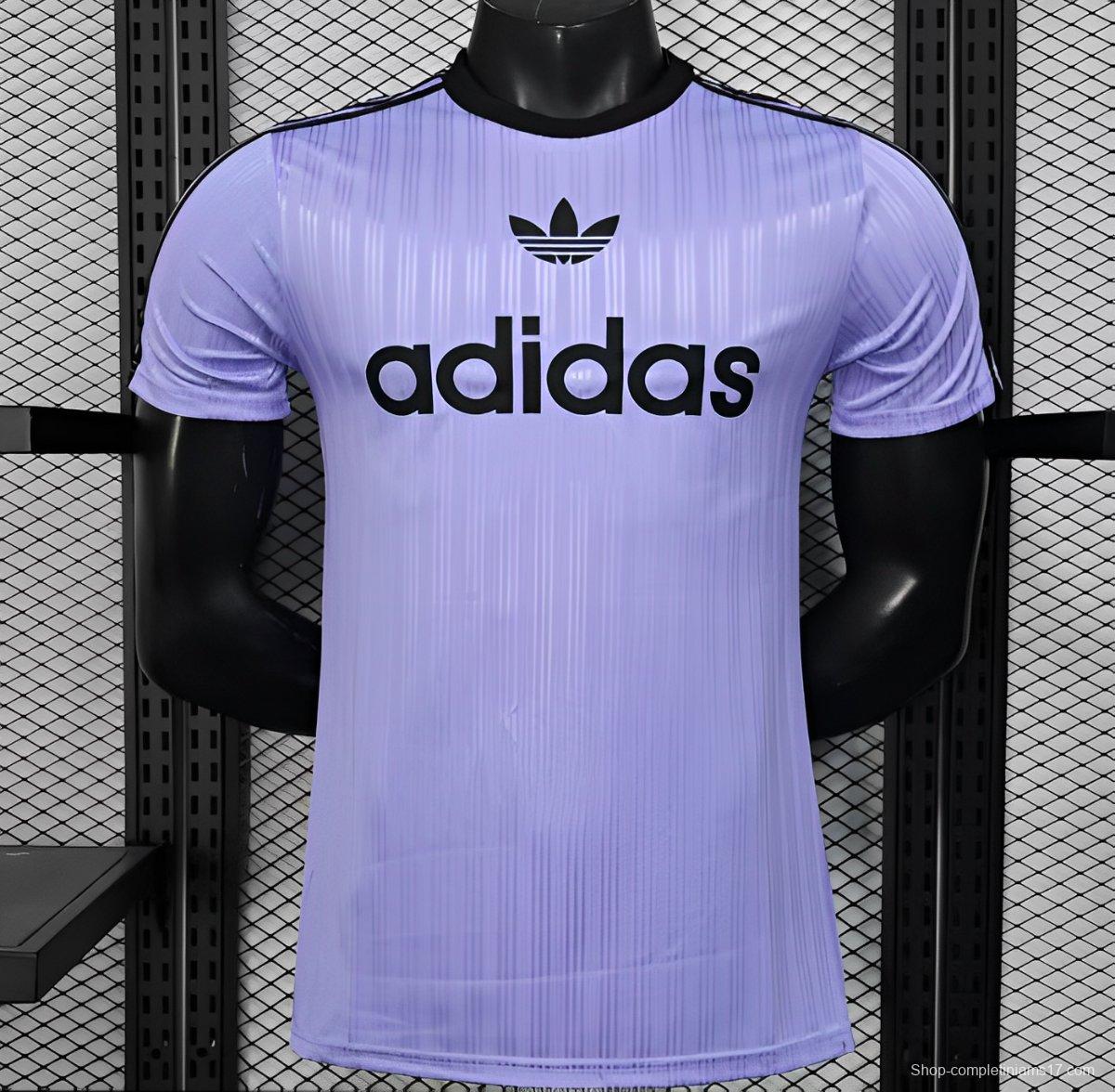 Player Version 2025 Adidas Original Purple T-Shirt