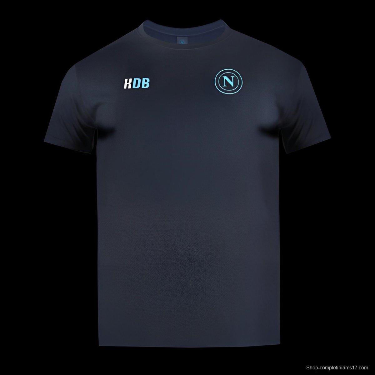 25/26 SSC Napoli Kevin De Bruyne Navy T-shirt