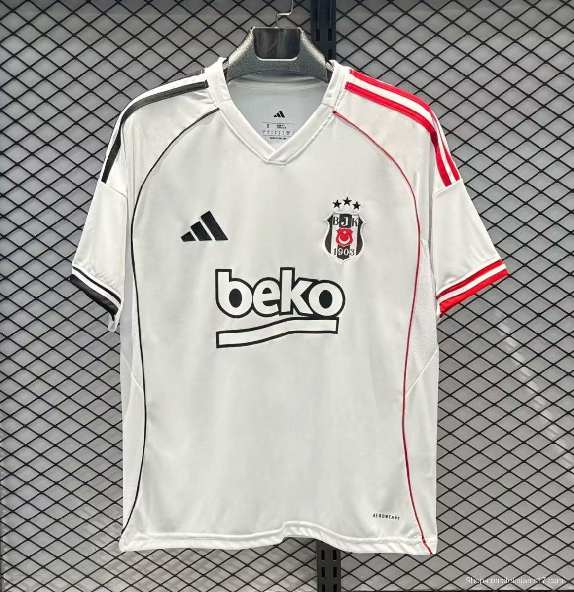 25/26 Besiktas Away White Jersey