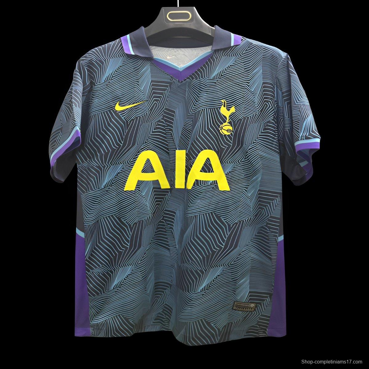 25/26 Tottenham Grey with Geometric Pattern Jersey