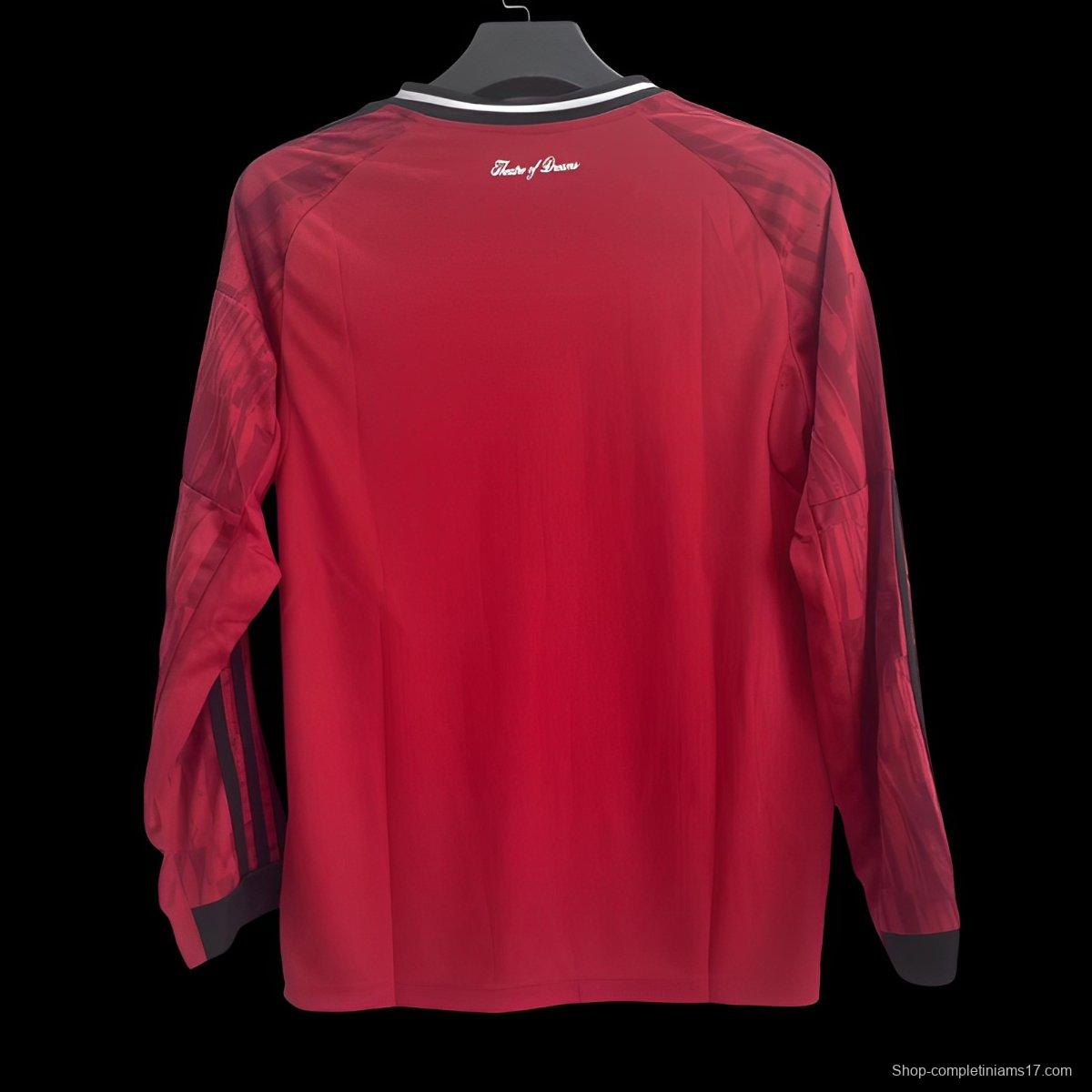 25/26 Manchester United Home Long Sleeve Jersey