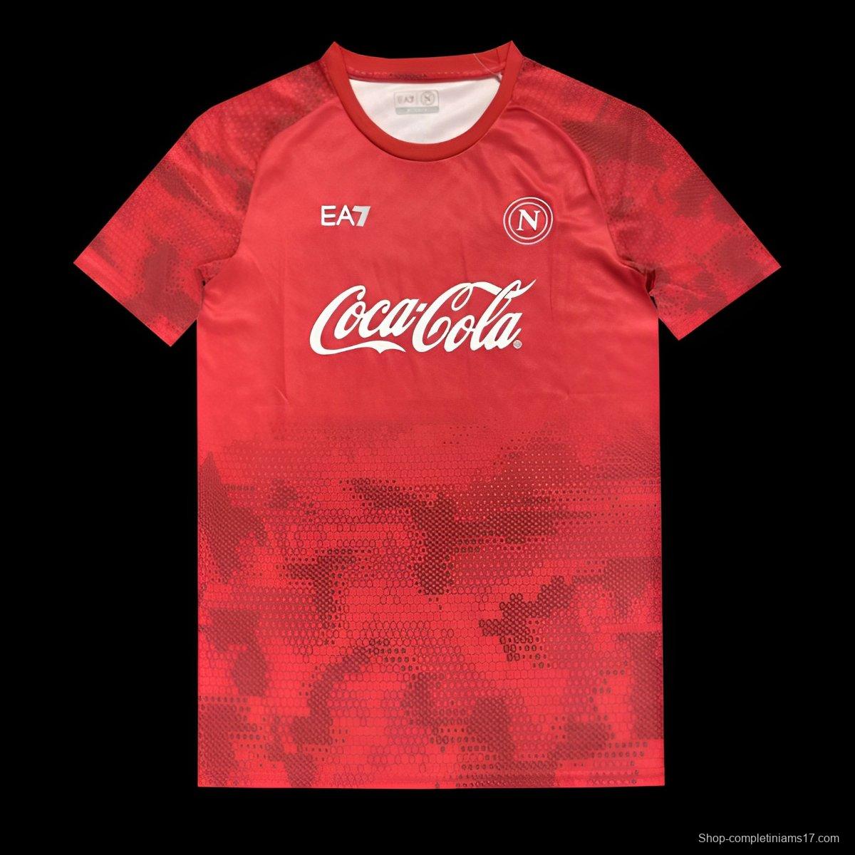 25/26 Napoli Red Pre-Match Jersey