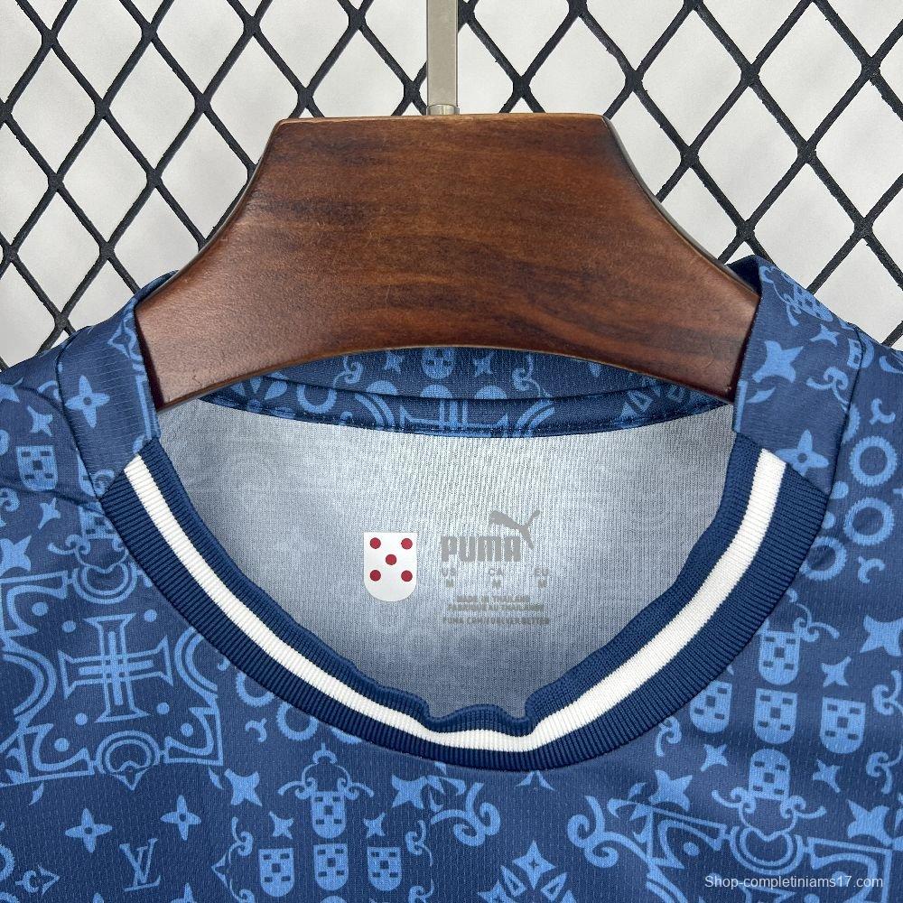 2025 Portugal Louis Vuitton Navy Special Jersey