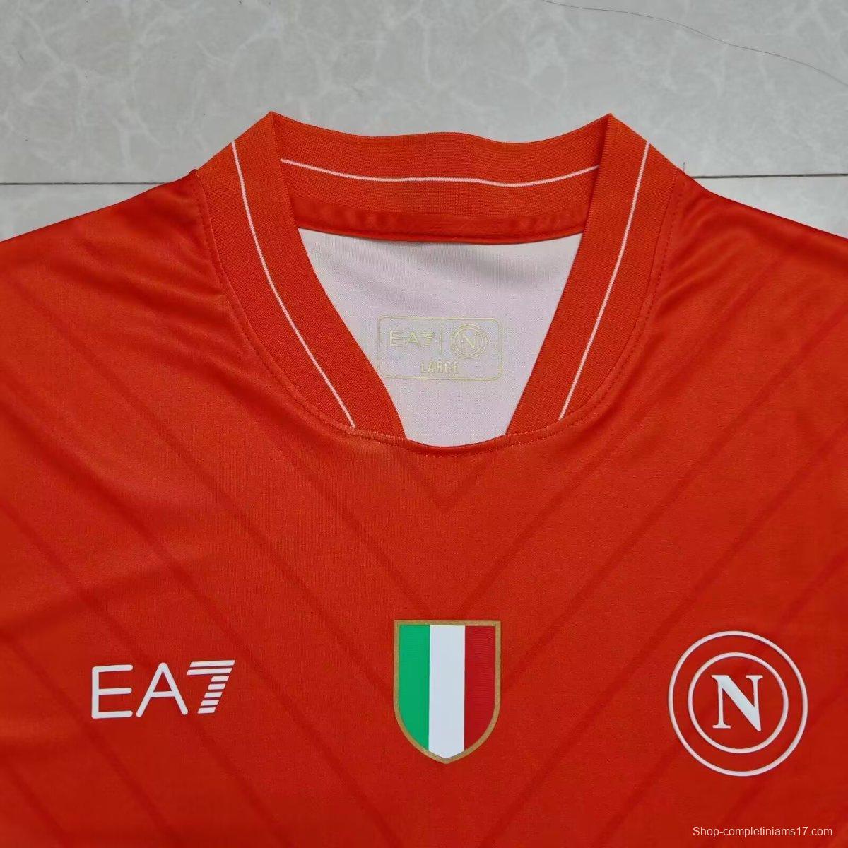25/26 Napoli Red Goalkeeper Jersey