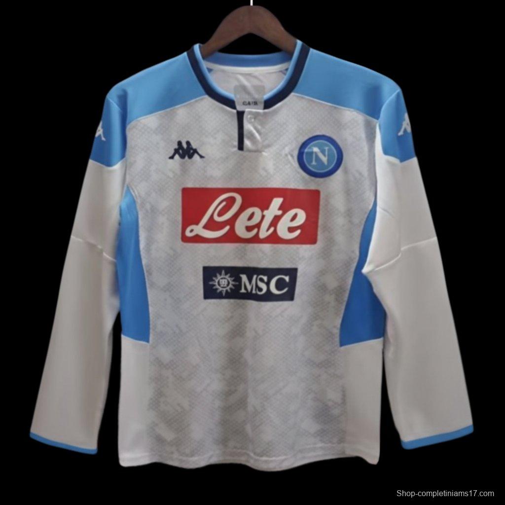 Retro 19/20 Napoli Away Long Sleeve Jersey