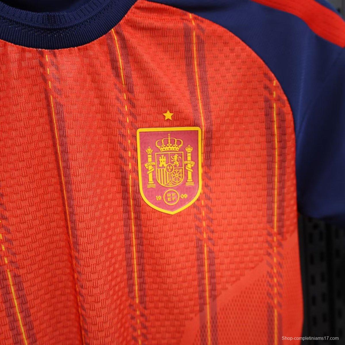 Player Version 2026 Spain Home Women Jersey