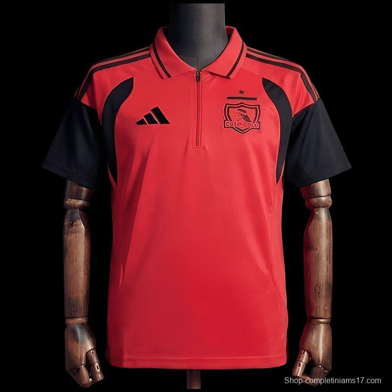 2026 Colo Colo Training Jersey Red Jersey