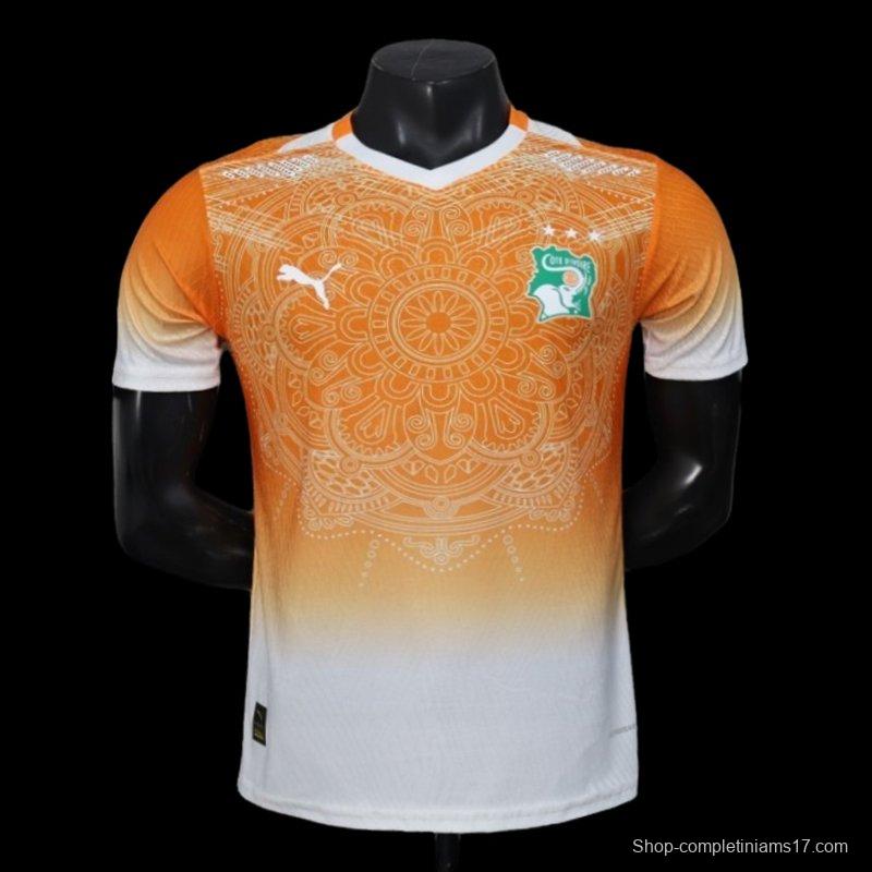 2026 Player Version Ivory Coast Special Edition Orange Jersey